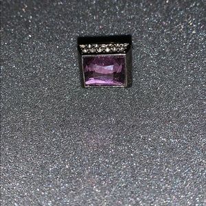 Purple Square Lia Sophia Ring